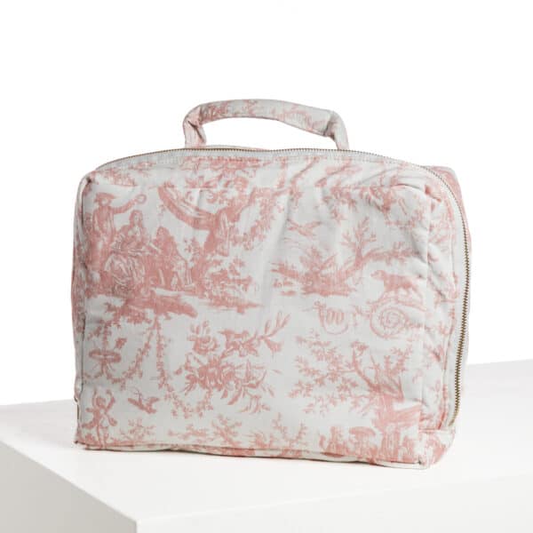 SACOCHE ISOTHERME "COURONNEMENT DE LA ROSIERE" ROSE POUDRE