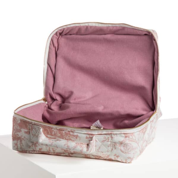 SACOCHE ISOTHERME "COURONNEMENT DE LA ROSIERE" ROSE POUDRE – Image 2