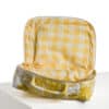 SACOCHE ISOTHERME"4 PARTIES DU MONDE" ENDUIT JAUNE BOUTON D'OR – Image 2