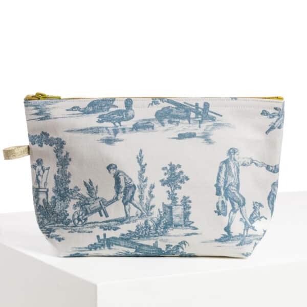 TROUSSE PENELOPE "LES DELICES 4 SAISONS" BLEU LAC