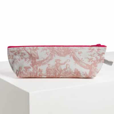 TROUSSE STYLOS "COURONNEMENT DE LA ROSIERE" ROSE POUDRE