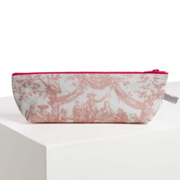 TROUSSE STYLOS "COURONNEMENT DE LA ROSIERE" ROSE POUDRE