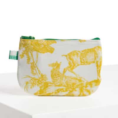 TROUSSE POULETTE "4 PARTIES DU MONDE" JAUNE BOUTON D'OR