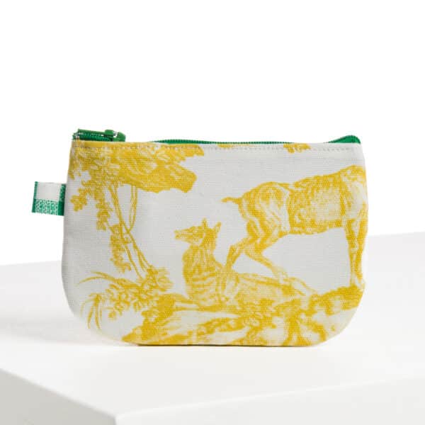 TROUSSE POULETTE "4 PARTIES DU MONDE" JAUNE BOUTON D'OR