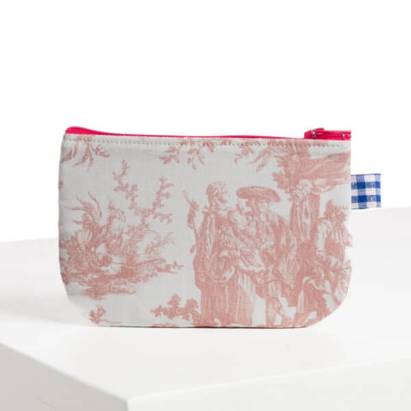 TROUSSE POULETTE "LE COURONNEMENT DE LA ROSIERE" ROSE POUDRE