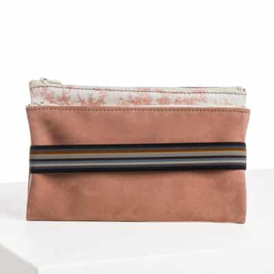 TROUSSE SIAMOISE "COURONNEMENT DE LA ROSIERE" ROSE POUDRE