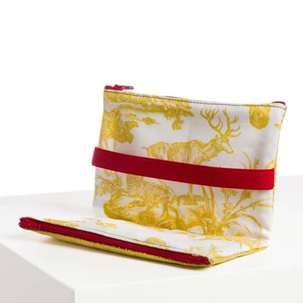 TROUSSE SIAMOISE "4 PARTIES DU MONDE" JAUNE BOUTON D'OR – Image 2