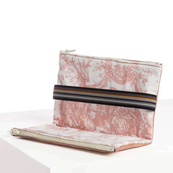 TROUSSE SIAMOISE "COURONNEMENT DE LA ROSIERE" ROSE POUDRE – Image 2
