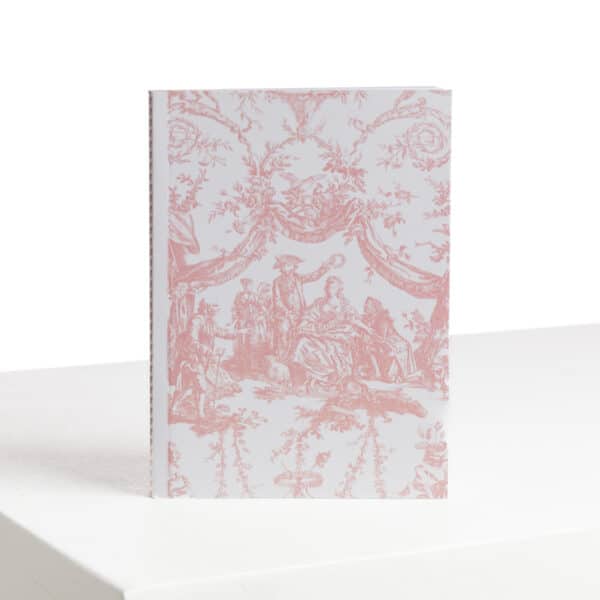 CARNET BROCHE A6 "COURONNEMENT DE LA ROSIERE" ROSE POUDRE