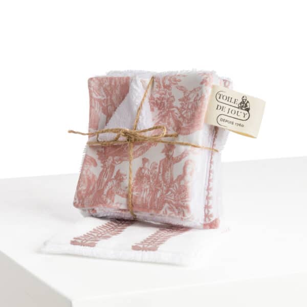 SEMAINIER DE LINGETTES "COURONNEMENT DE LA ROSIERE" ROSE POUDRE