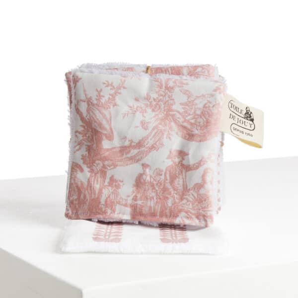 SEMAINIER DE LINGETTES "COURONNEMENT DE LA ROSIERE" ROSE POUDRE – Image 2