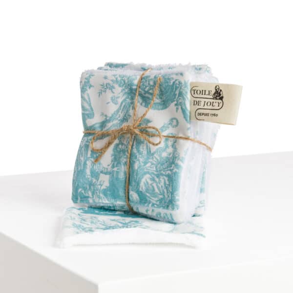 SEMAINIER DE LINGETTES "COURONNEMENT DE LA ROSIERE"BLEU LAGON