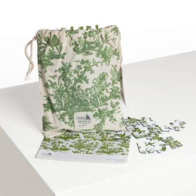 PUZZLE "4 PARTIES DU MONDE" VERT JUNGLE