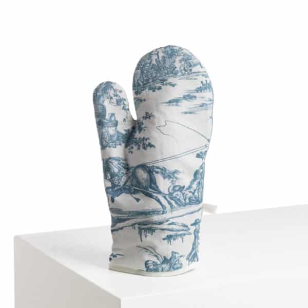GANT DE CUISINE "DELICES DES 4 SAISONS" BLEU LAC