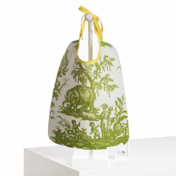 BAVOIR "4 PARTIES DU MONDE" VERT JUNGLE