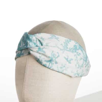 BANDEAU "COURONNEMENT DE LA ROSIERE" Bleu lagon