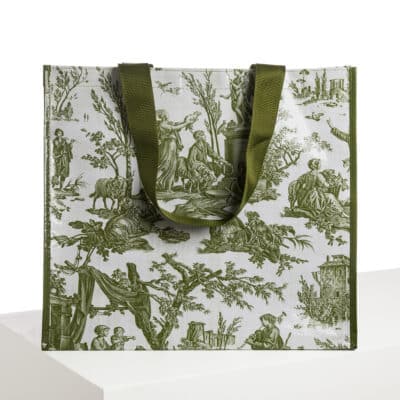 SAC REUTILISABLE "L'OFFRANDE A L'AMOUR" VERT PESTO