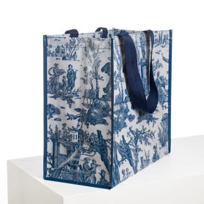 SAC REUTILISABLE "L'OFFRANDE A L'AMOUR" BLEU MARINE