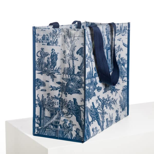 SAC REUTILISABLE "L'OFFRANDE A L'AMOUR" BLEU MARINE