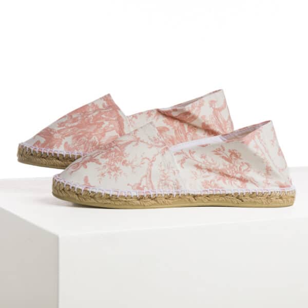 ESPADRILLES "COURONNEMENT DE LA ROSIERE" ROSE POUDRE – Image 2