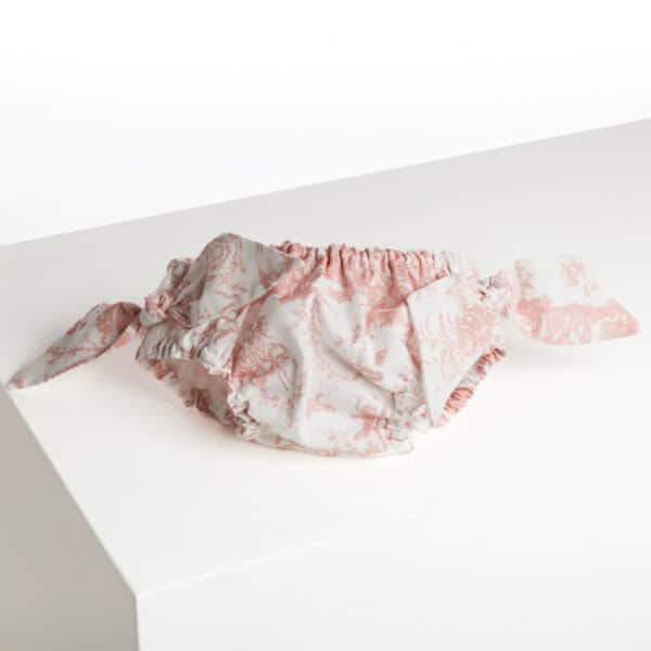 MAILLOT DE BAIN BEBE "COURONNEMENT DE LA ROSIERE" 12-18 MOIS ROSE POUDRE