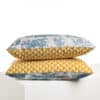 COUSSIN 30x50 "LES DELICES DES 4 SAISONS" BLEU LAC – Image 2
