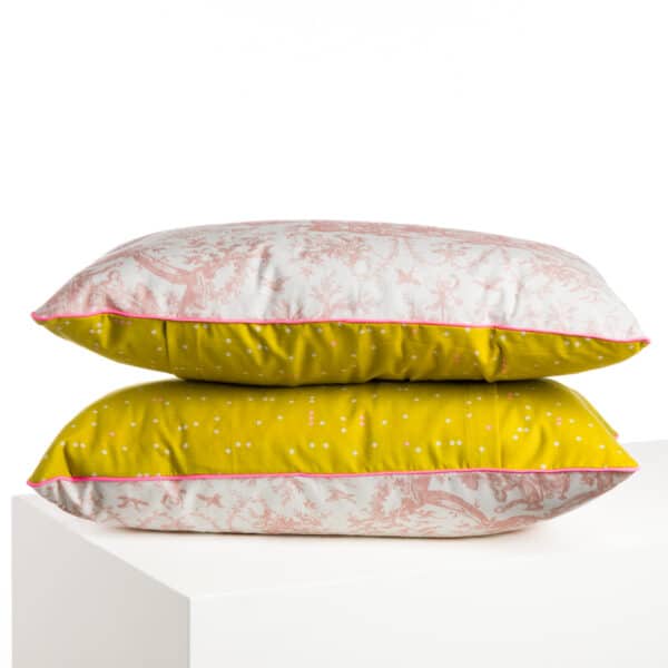 COUSSIN "COURONNEMENT DE LA ROSIERE" ROSE POUDRE – Image 2