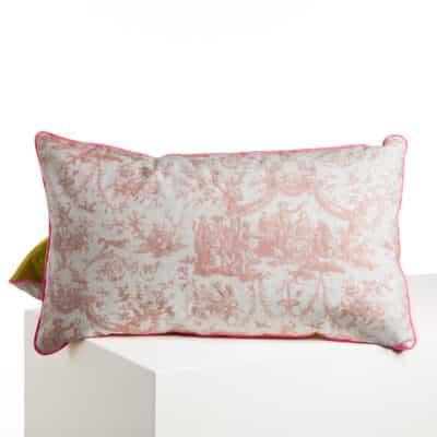 COUSSIN "COURONNEMENT DE LA ROSIERE" ROSE POUDRE