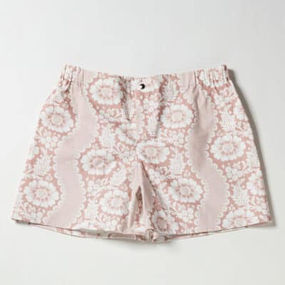 CALECON M/L FLEURS STYLISEES ROSE POUDRE