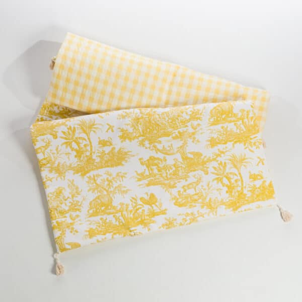 MATELAS DE REPOS "4 PARTIES DU MONDE" JAUNE BOUTON D'OR