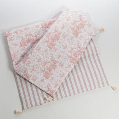 MATELAS DE REPOS "COURONNEMENT DE LA ROSIERE" ROSE POUDRE