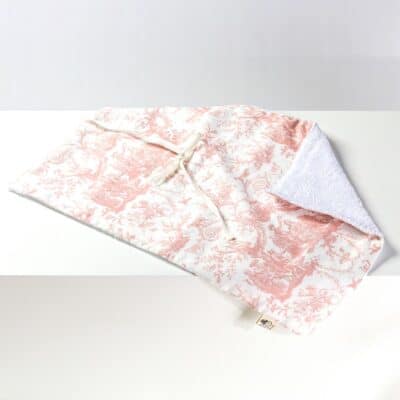MATELAS A LANGER "COURONNEMENT DE LA ROSIERE" ROSE POUDRE