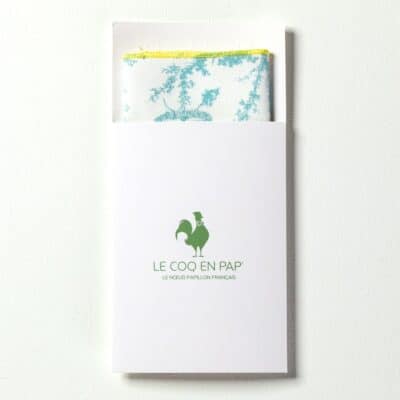 POCHETTE COSTUME "COURONNEMENT DE LA ROSIERE" BLEU LAGON