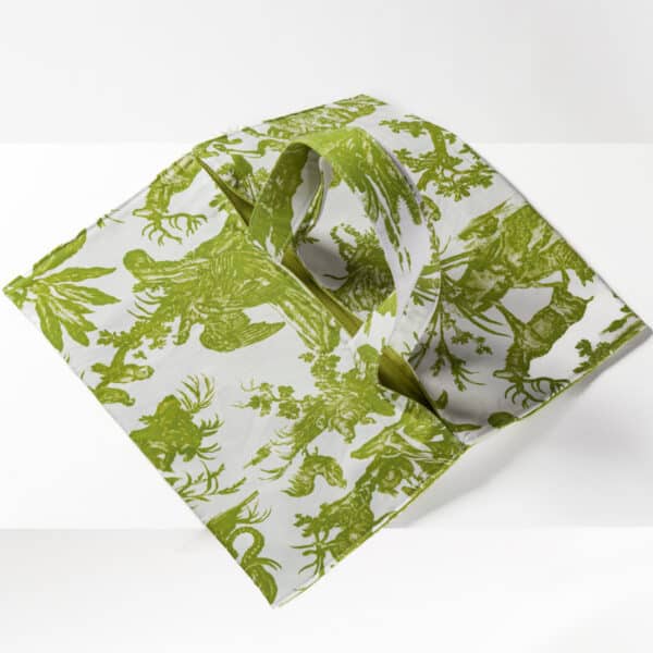 EMPORTE PLAT A TARTE "4 PARTIES DU MONDE" VERT JUNGLE