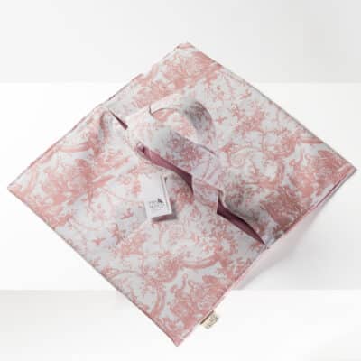 EMPORTE PLAT A TARTE "COURONNEMENT DE LA ROSIERE" ROSE POUDRE